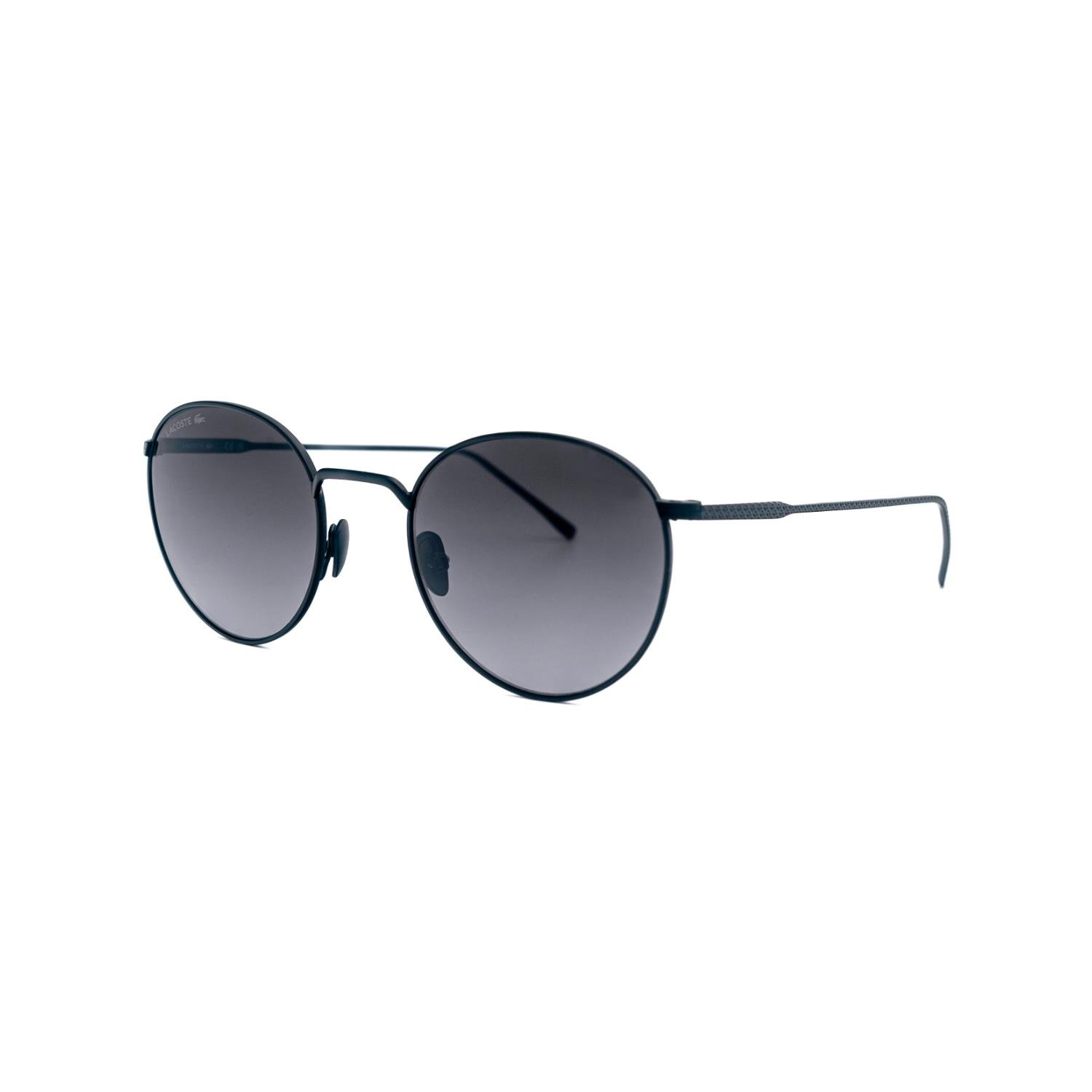 Lacoste L 197S 004 50 Unisex Yuvarlak Siyah Metal Güneş Gözlüğü